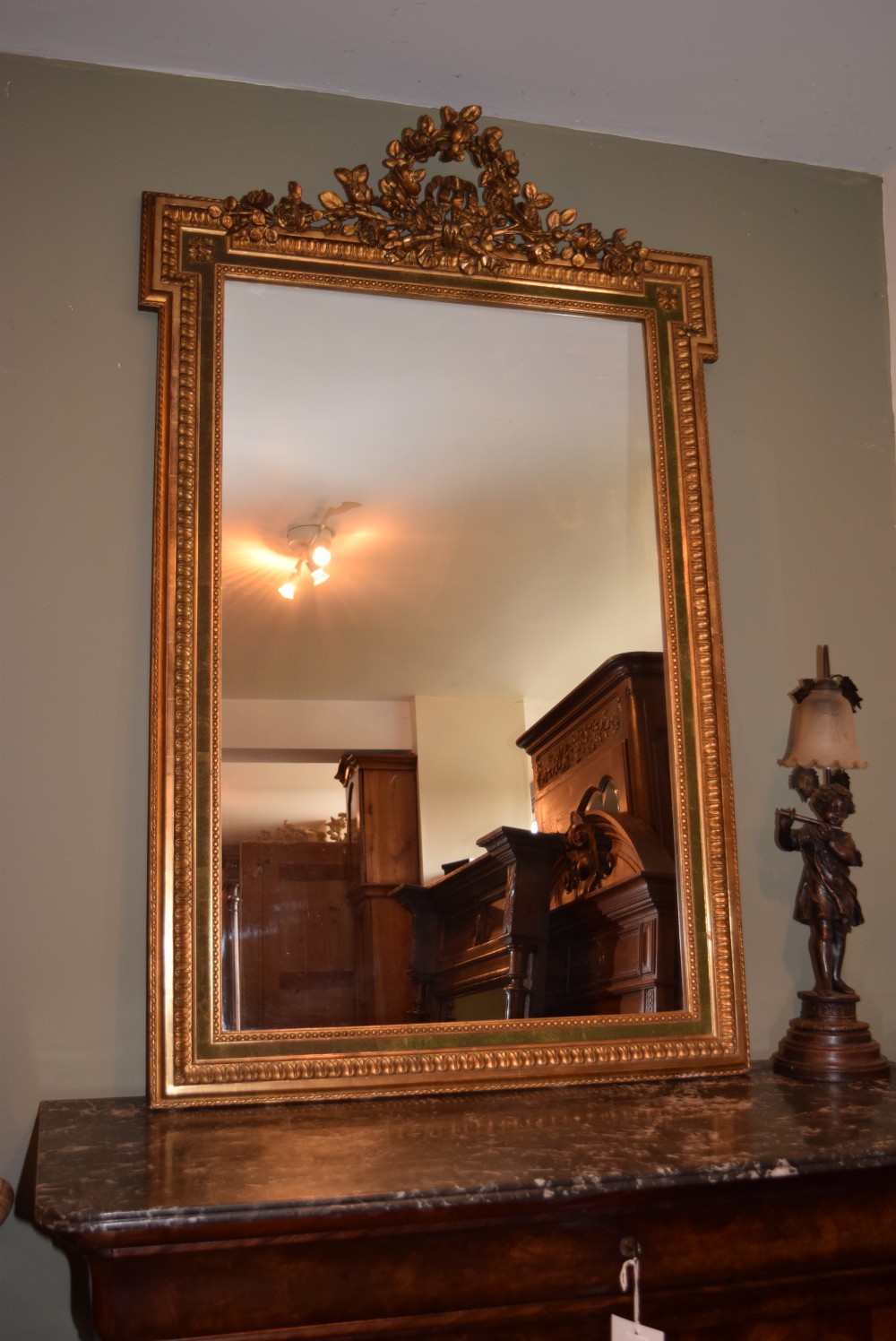 NTIQUE FRENCH LOUIS XV STYLE MIRROR
