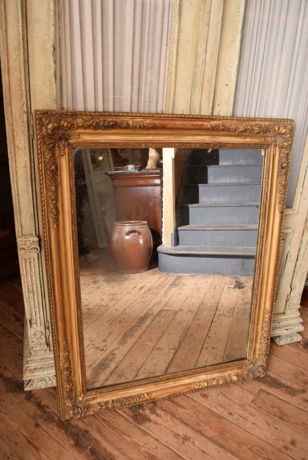 FRENCH CLASSIC STYLE GILDED MIRROR