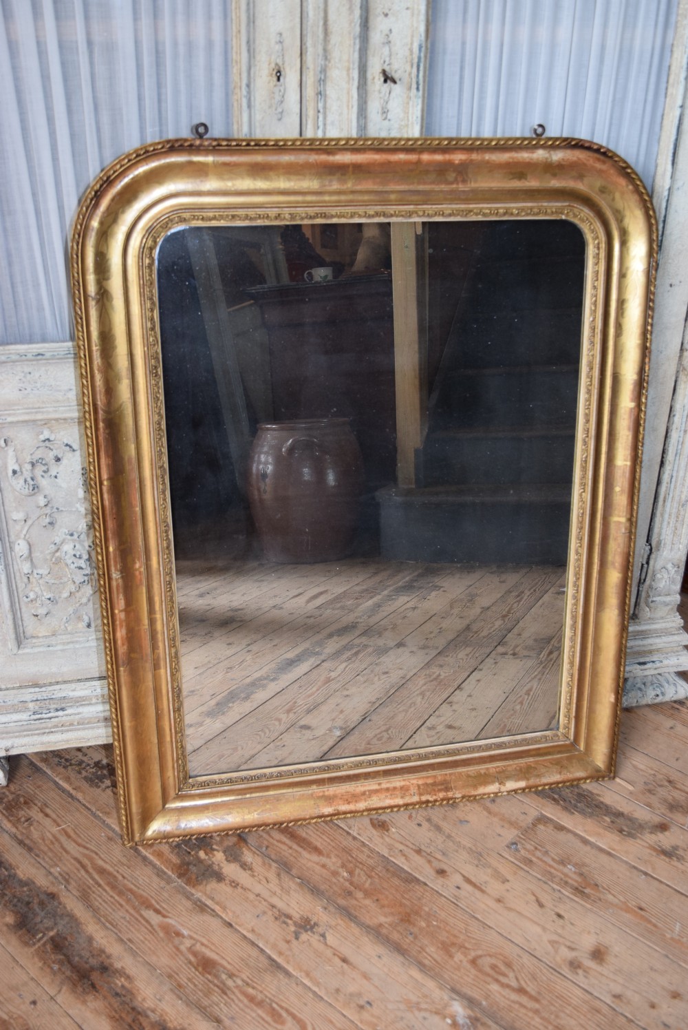 FRENCH LOUIS PHILIPPE GILDED MIRROR