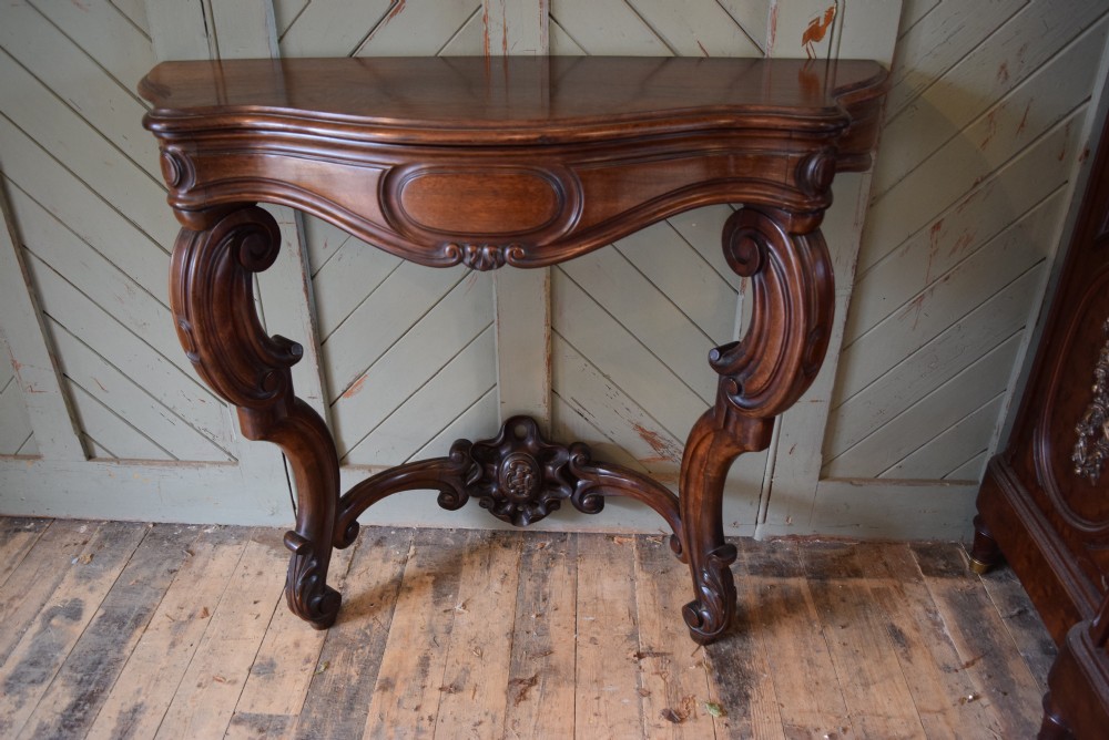 FRENCH ROSEWOOD CONSOLE TABLE