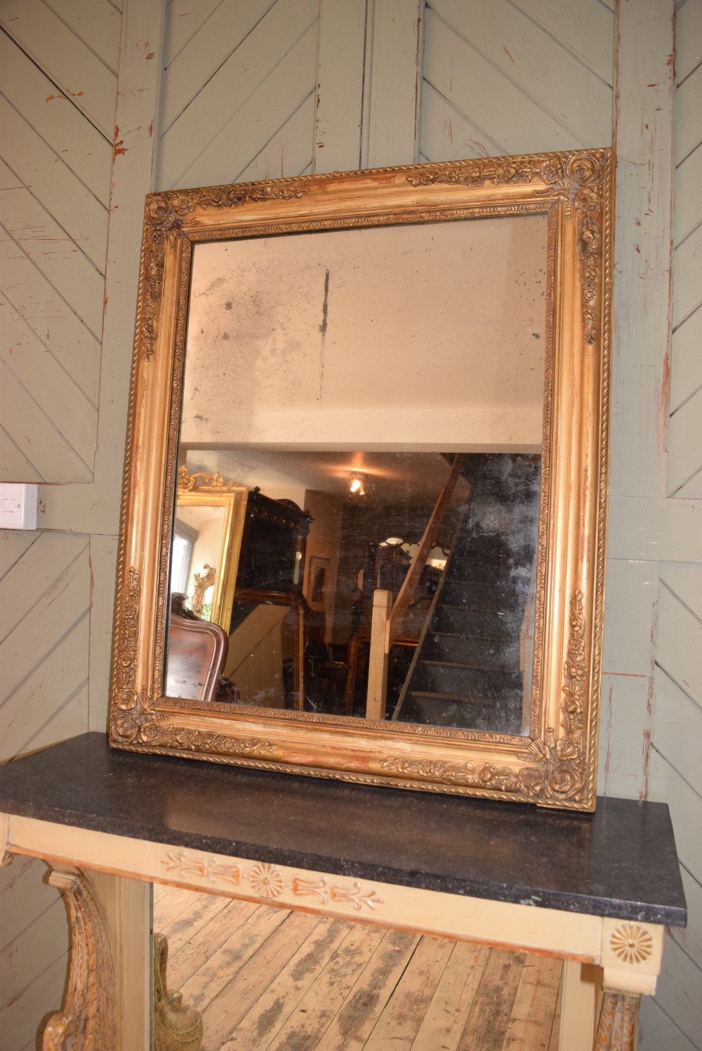 FRENCH CLASSIC STYLE GILDED MIRROR