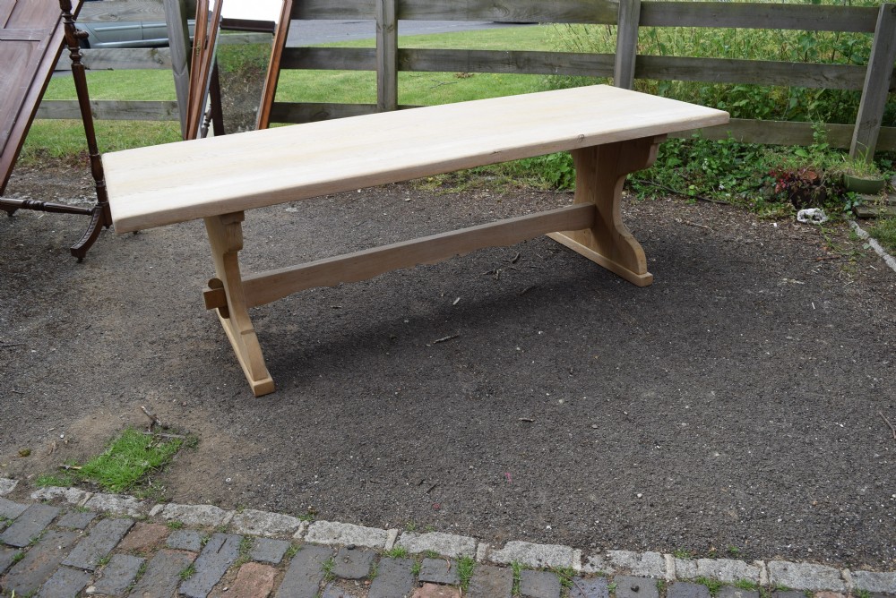 FRENCH FARMHOUSE OAK REFECTORY TABLE
