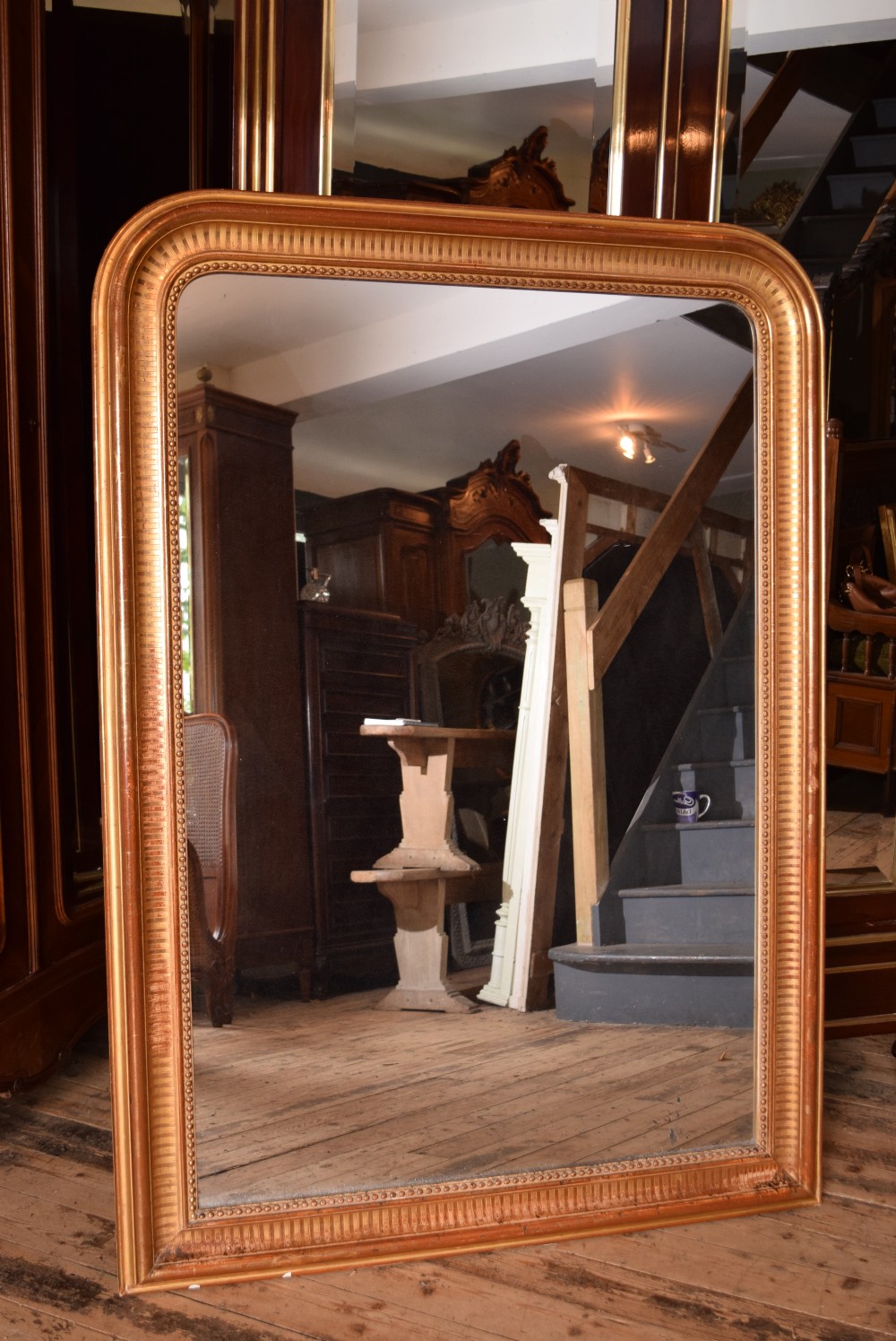 FRENCH LOUIS PHILIPPE GILDED MIRROR
