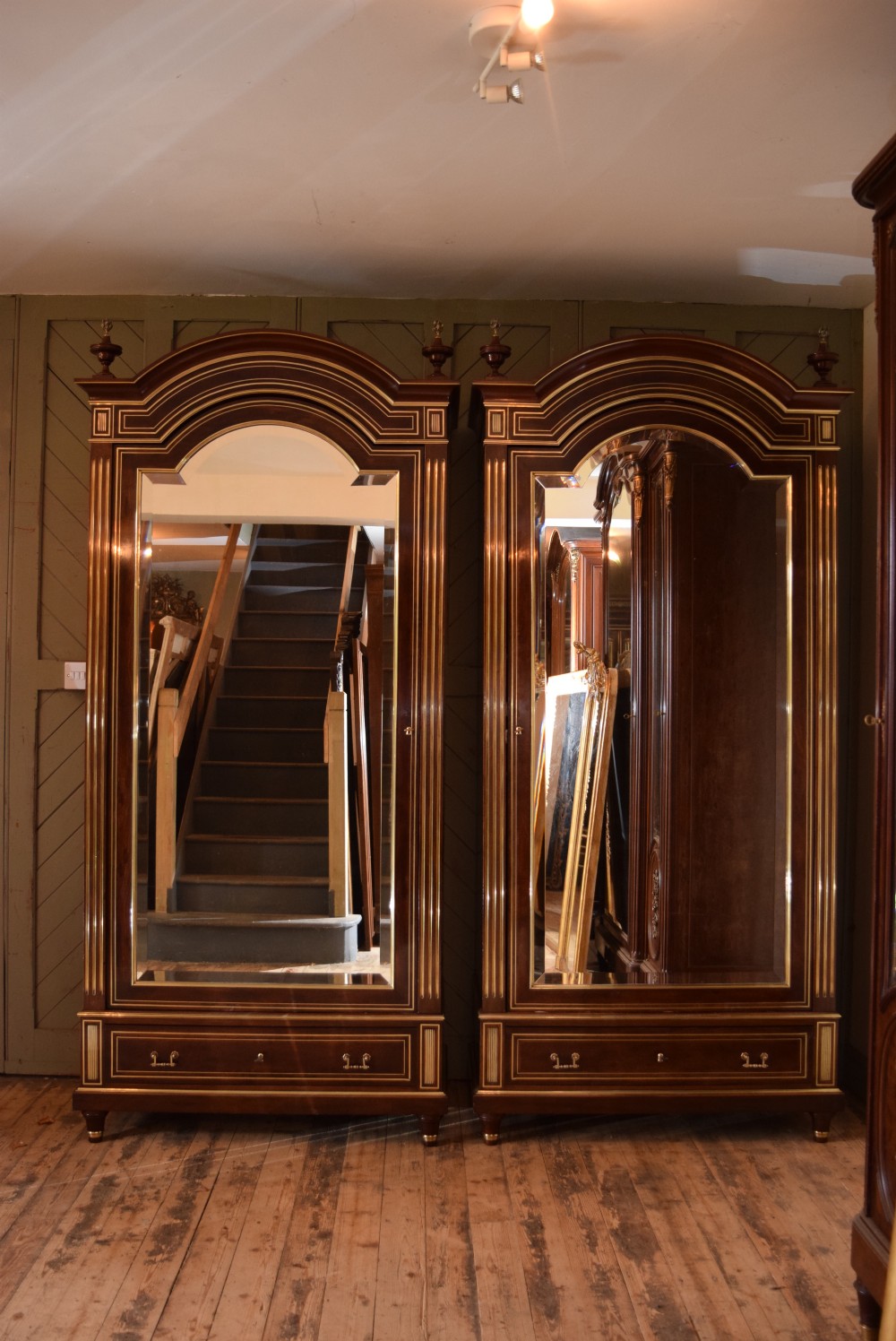 FRENCH LOUIS XV1 STYLE MATCHING PAIR ARMOIRES