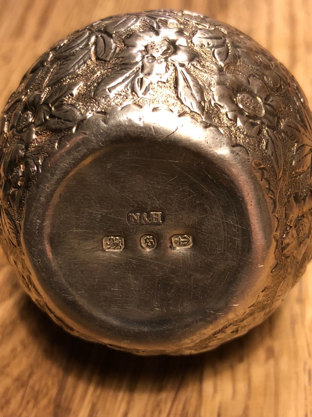 Silver scent bottle  View II