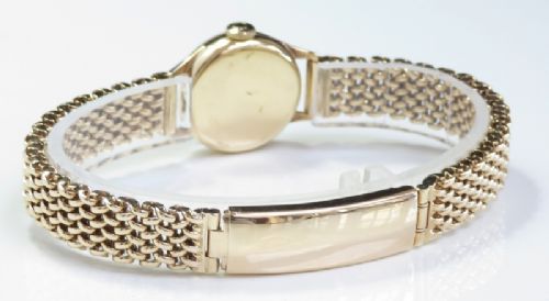 fig 4. MINT ORIGINAL CONDITION SOLID 9CT GOLD LADIES OMEGA COCKTAIL WATCH WITH BOX C1956