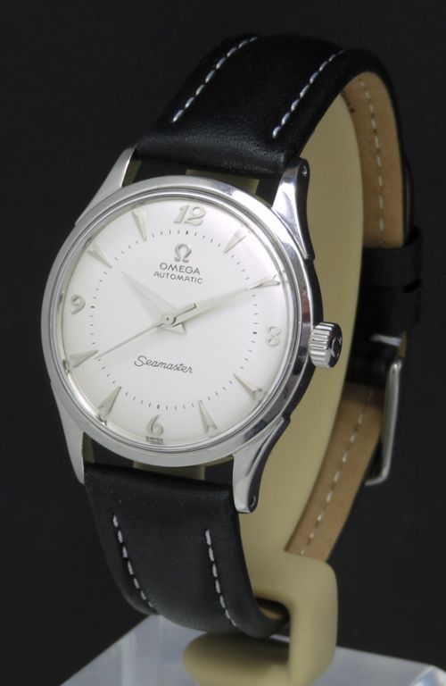 fig 4. SUPERB OMEGA SEAMASTER MARK 1 AUTOMATIC BUMPER MENS VINTAGE WATCH C1950