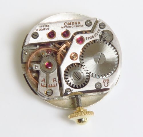 fig 8. WONDERFUL HEAVY SOLID 9CT GOLD OMEGA LADIES VINTAGE COCKTAIL WATCH C1950