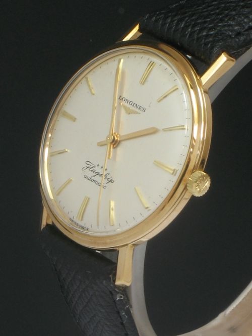 fig 3. ORIGINAL SOLID 9CT GOLD LONGINES FLAGSHIP AUTOMATIC MENS VINTAGE WATCH C1966