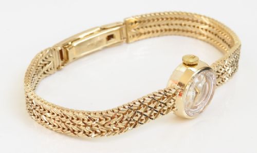 fig 4. WONDERFUL SOLID 9CT GOLD ROLEX PRECISION LADIES COCKTAIL WATCH C1963