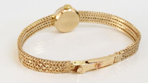fig 6. WONDERFUL SOLID 9CT GOLD ROLEX PRECISION LADIES COCKTAIL WATCH C1963