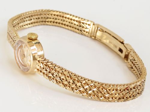 fig 7. WONDERFUL SOLID 9CT GOLD ROLEX PRECISION LADIES COCKTAIL WATCH C1963