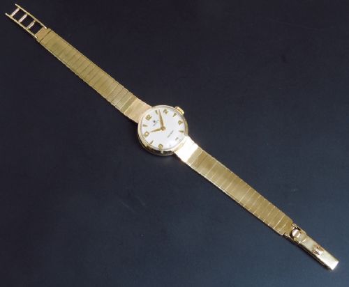 fig 1. WONDERFUL SOLID 9CT GOLD ROLEX LADIES VINTAGE COCKTAIL WATCH C1961