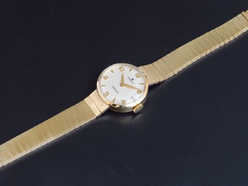 fig 2. WONDERFUL SOLID 9CT GOLD ROLEX LADIES VINTAGE COCKTAIL WATCH C1961