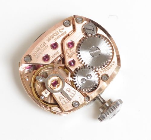 fig 7. LOVELY SOLID 18CT WHITE GOLD AND DIAMOND OMEGA LADIES COCKTAIL WATCH C1960