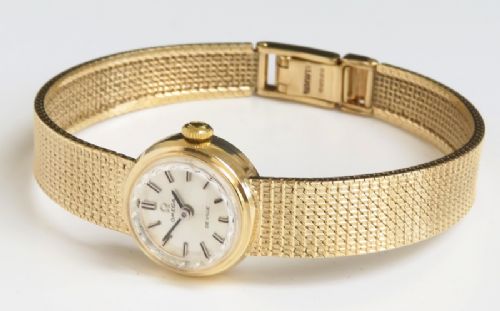 fig 4. BEAUTIFUL MINT CONDITION SOLID 9CT GOLD OMEGA DE VILLE LADIES COCKTAIL WATCH C1962