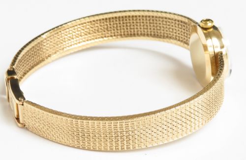fig 7. BEAUTIFUL MINT CONDITION SOLID 9CT GOLD OMEGA DE VILLE LADIES COCKTAIL WATCH C1962