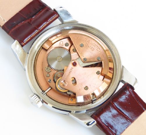 fig 6. RARE OMEGA SEAMASTER MARK 1 AUTOMATIC BUMPER MENS VINTAGE WATCH C1953
