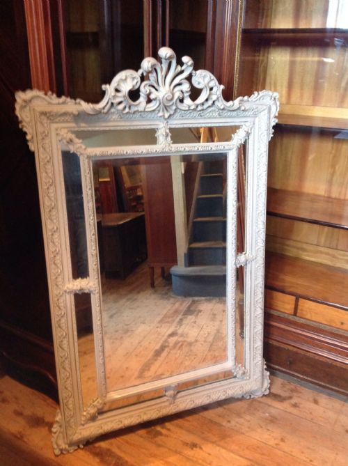 French Painted Louis Xv Mirror