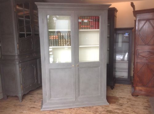 French Painted Bookcase