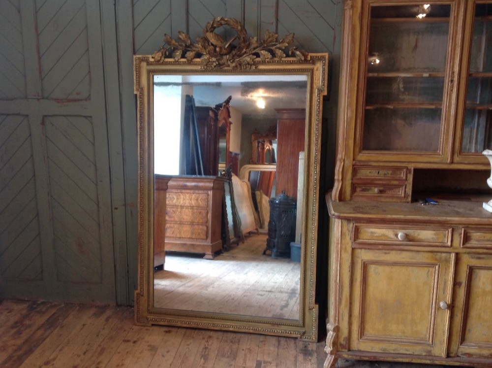 French guilded mirror
