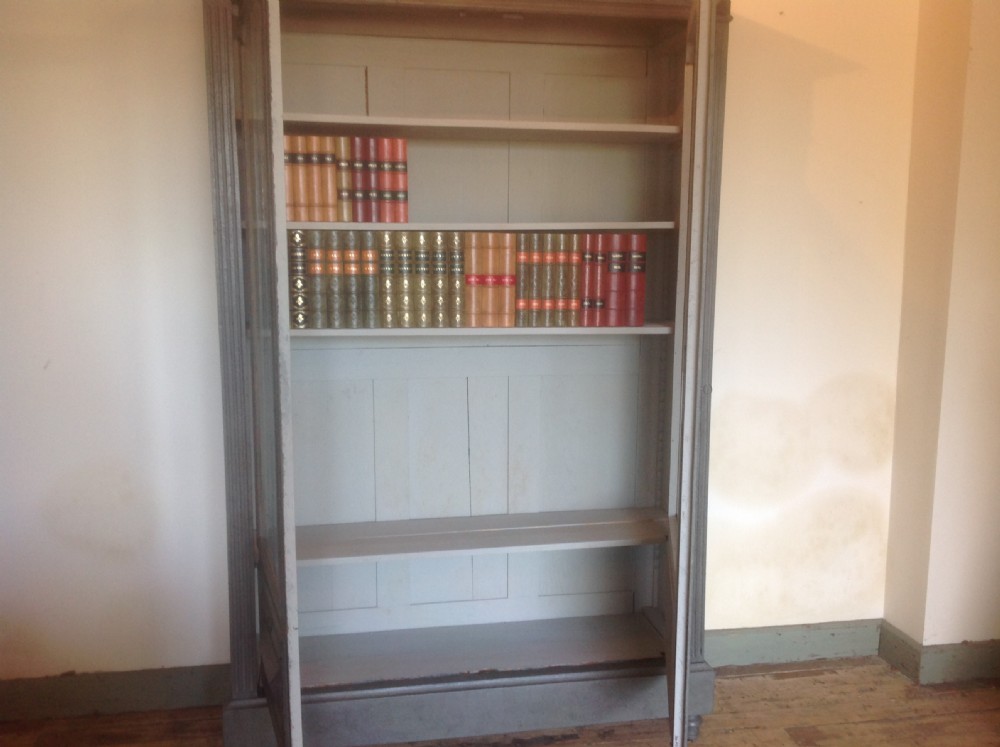 French painted bookcase  View VI
