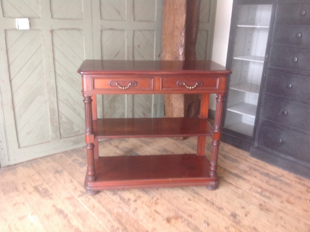 French mahogany server