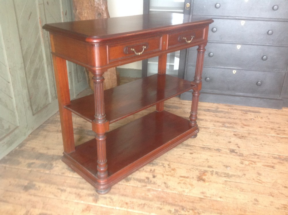 French mahogany server View II