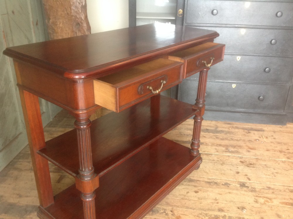 French mahogany server View IV