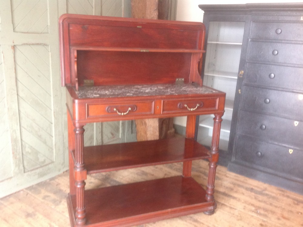 French mahogany server View V