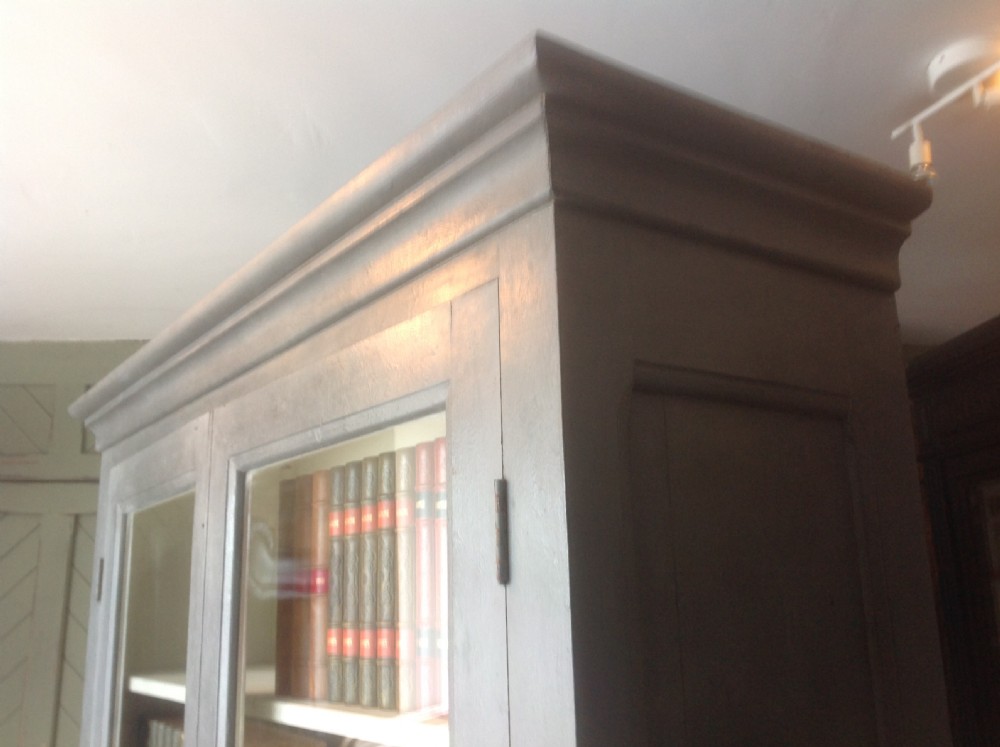 French painted bookcase View V