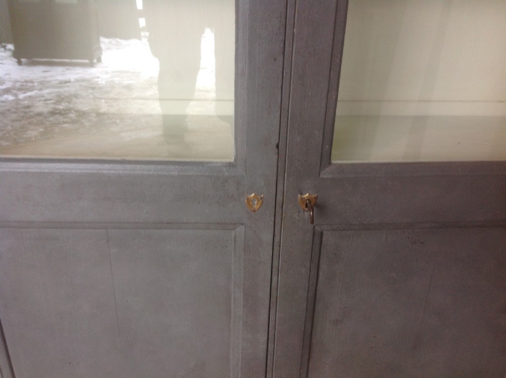 French painted bookcase View VI