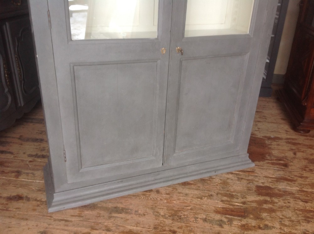 French painted bookcase View VII
