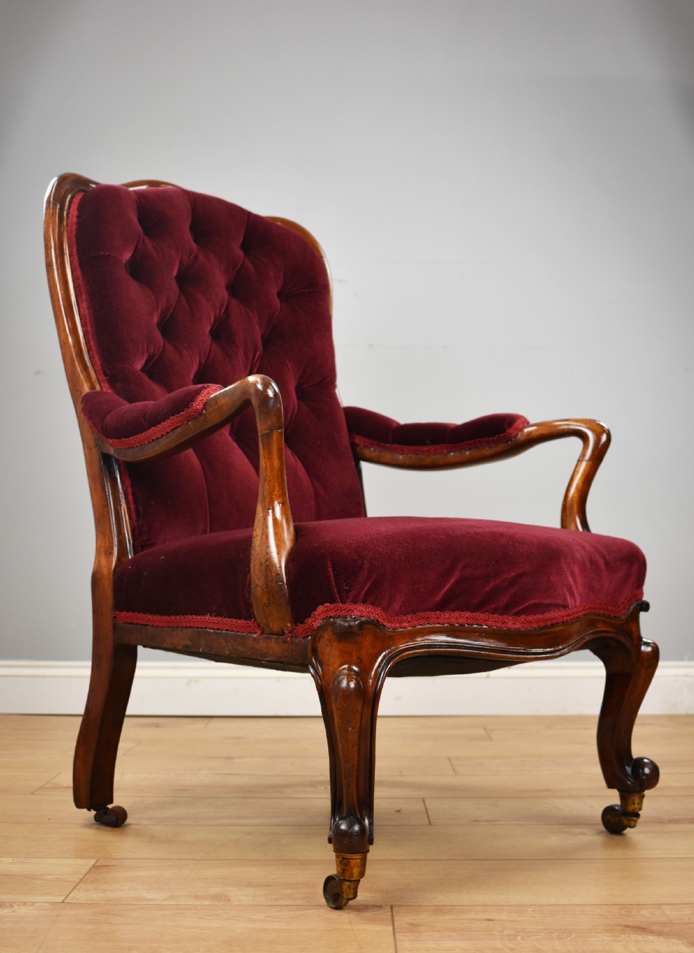 Victorian Mahogany Armchair 