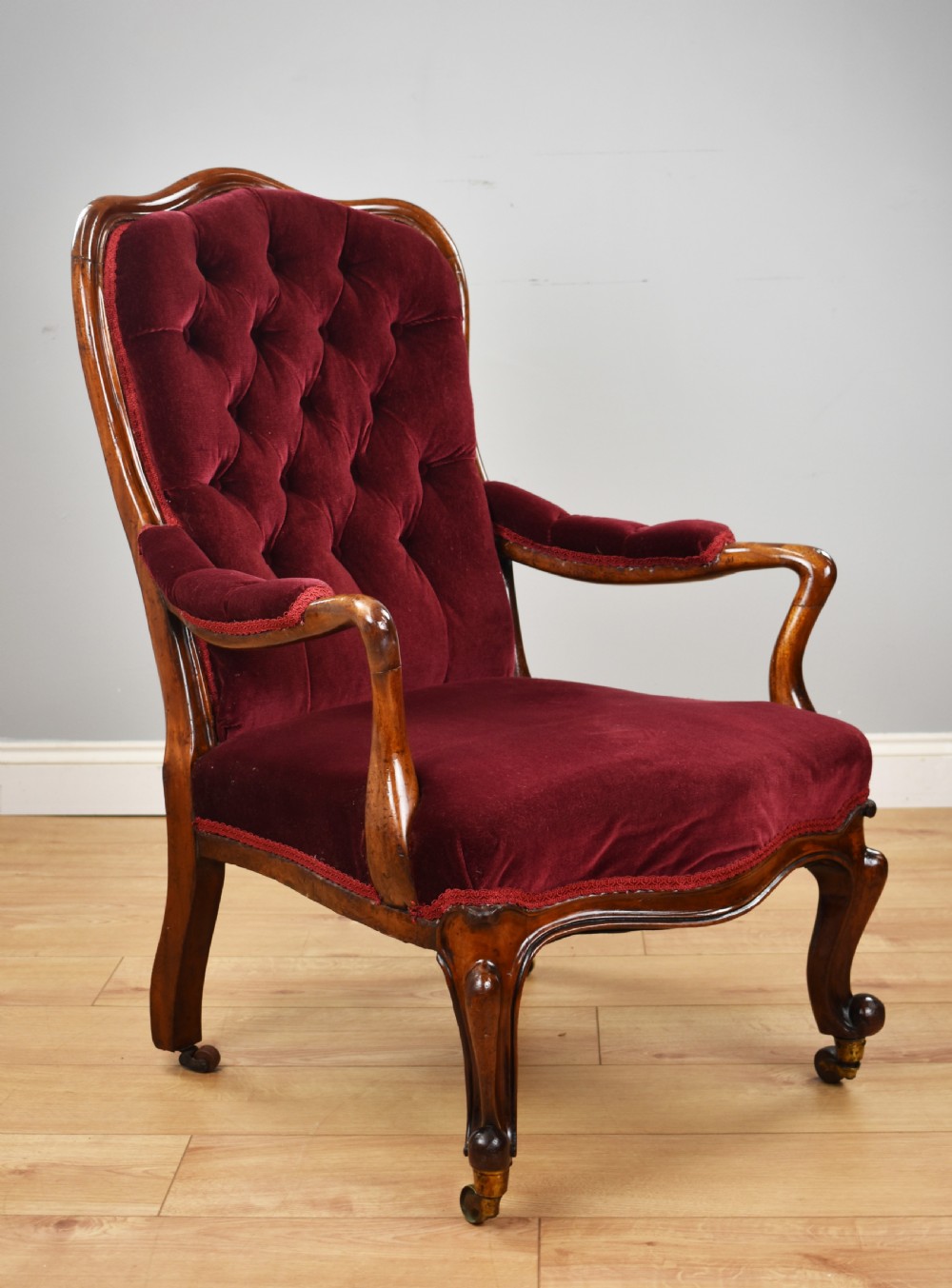 Victorian Mahogany Armchair  View II