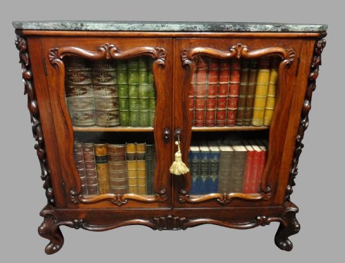 Dwarf Rosewood Folio Bookcase