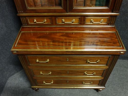 fig 1. Wonderful Dwarf French Empire Bookcase with Desk