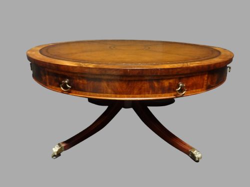 Good Mahogany Drum Table Coffee Table