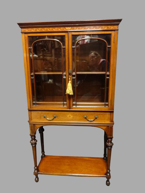 Superb Mahogany Cabinet of Small Proportions by 'Howard & Son'