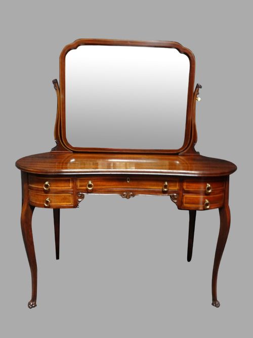 Lovely French Inlaid Dressing Table