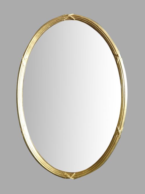 Good Victorian Oval Gilt Wall Mirror