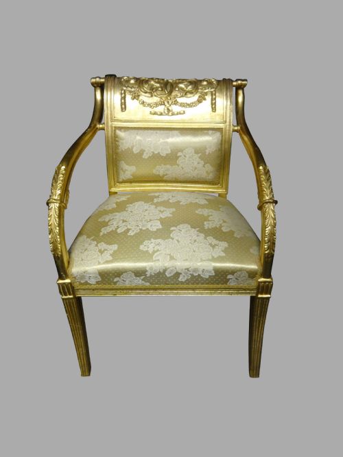 Lovely Gilt Framed Chair