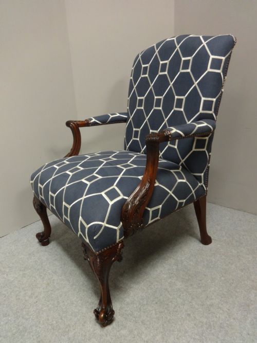 Very Good Mahogany Gainsborough Chair