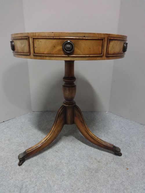 Good Mahogany Drum Table