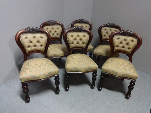 Set Six William 4th Mahogany Dining Chairs