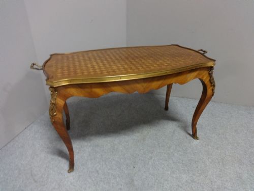 Lovely French Parquetry Coffee Table