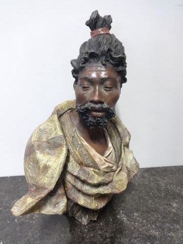 Wonderful Goldscheider Bust of an Oriental