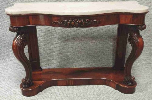 Outstanding French Rosewood  Console Table