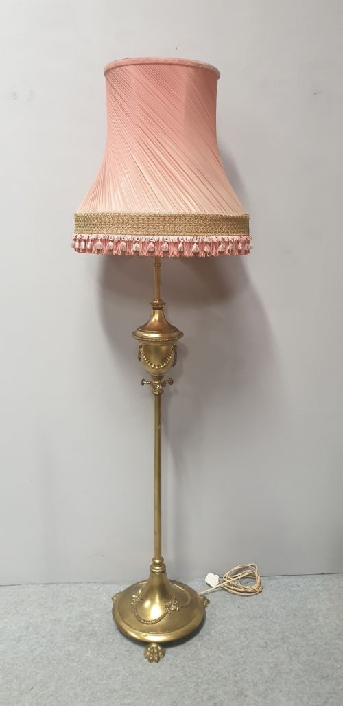 Super Brass Telescopic Standard Lamp