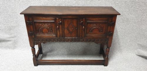 Oak Dresser Base of Small Proportions